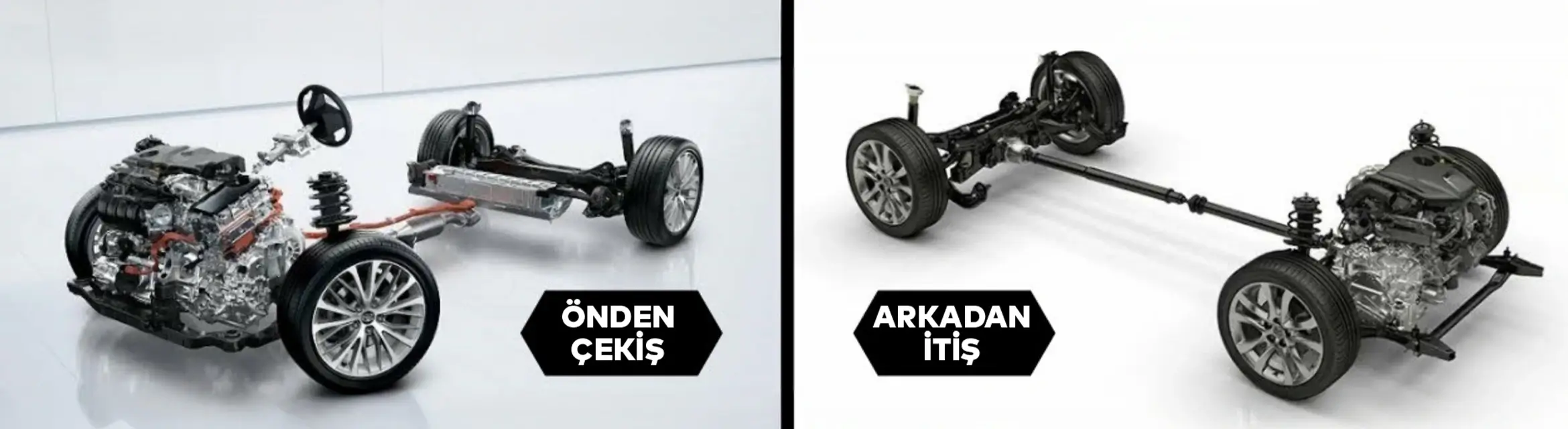Önden Çekişli ve Arkadan İtişli Araçların Farkları