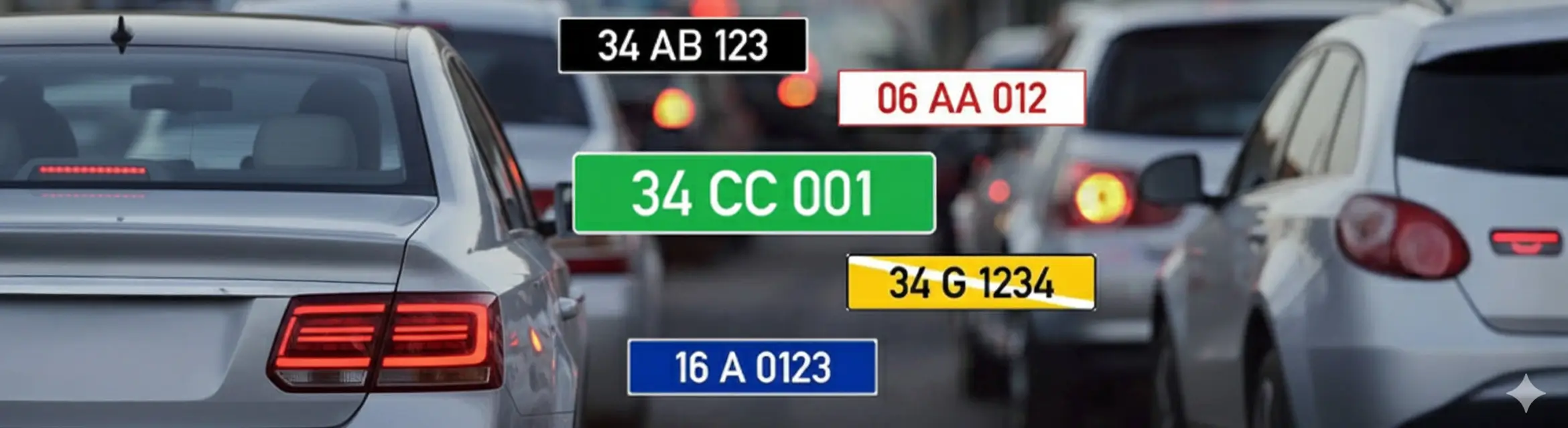 Plaka Renkleri ve Anlamları Yeşil, Mavi, Siyah, Kırmızı ve Sarı Plakalar