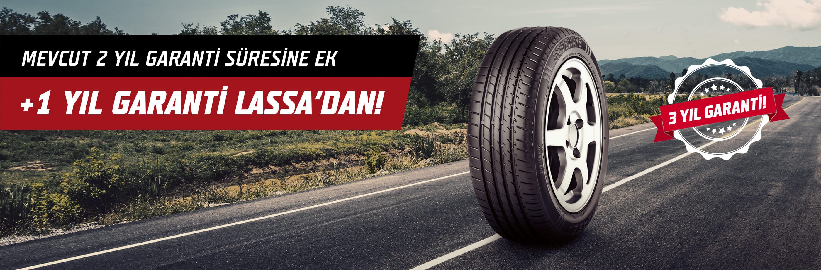 31 Aralık 2023 tarihine kadar, yetkili bayiler ve Lastiğim noktalarından aynı anda 2 adet Bridgestone ya da Lassa marka binek ve hafif ticari satın alan perakende müşterilerimiz bu uygulamadan faydalanabilir.  Uygulama, kampanyaya katılan Yetkili Bayi ve Lastiğim noktalarında geçerlidir.